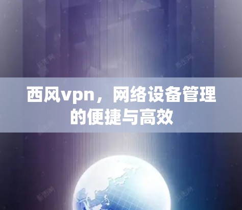 西风vpn,网络设备管理的便捷与高效