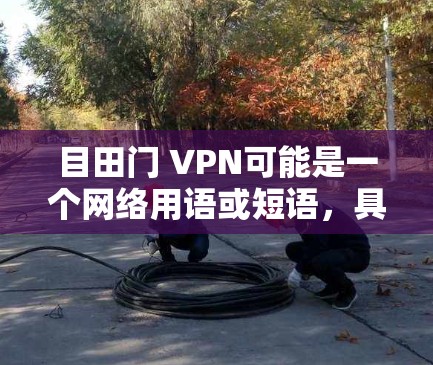 目田门 VPN可能是一个网络用语或短语,具体含义可能因上下文而异。以下是一些可能的解释