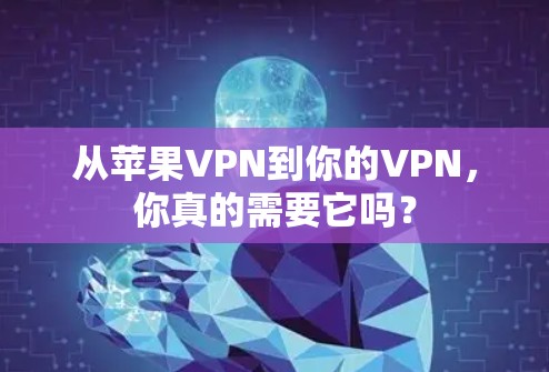 从苹果VPN到你的VPN,你真的需要它吗?