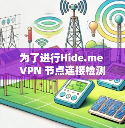 为了进行Hide.me VPN 节点连接检测，您可以按照以下步骤操作