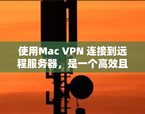 使用Mac VPN 连接到远程服务器，是一个高效且安全的网络连接方式。以下是一个详细的步骤指南，帮助你顺利进行连接