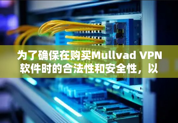 为了确保在购买Mullvad VPN软件时的合法性和安全性，以下是一些关键步骤和建议