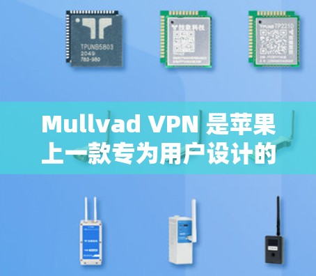 Mullvad VPN 是苹果上一款专为用户设计的VPN客户端，旨在提供增强的安全性和灵活性。以下是其主要特点和功能