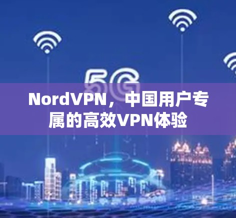 NordVPN,中国用户专属的高效VPN体验